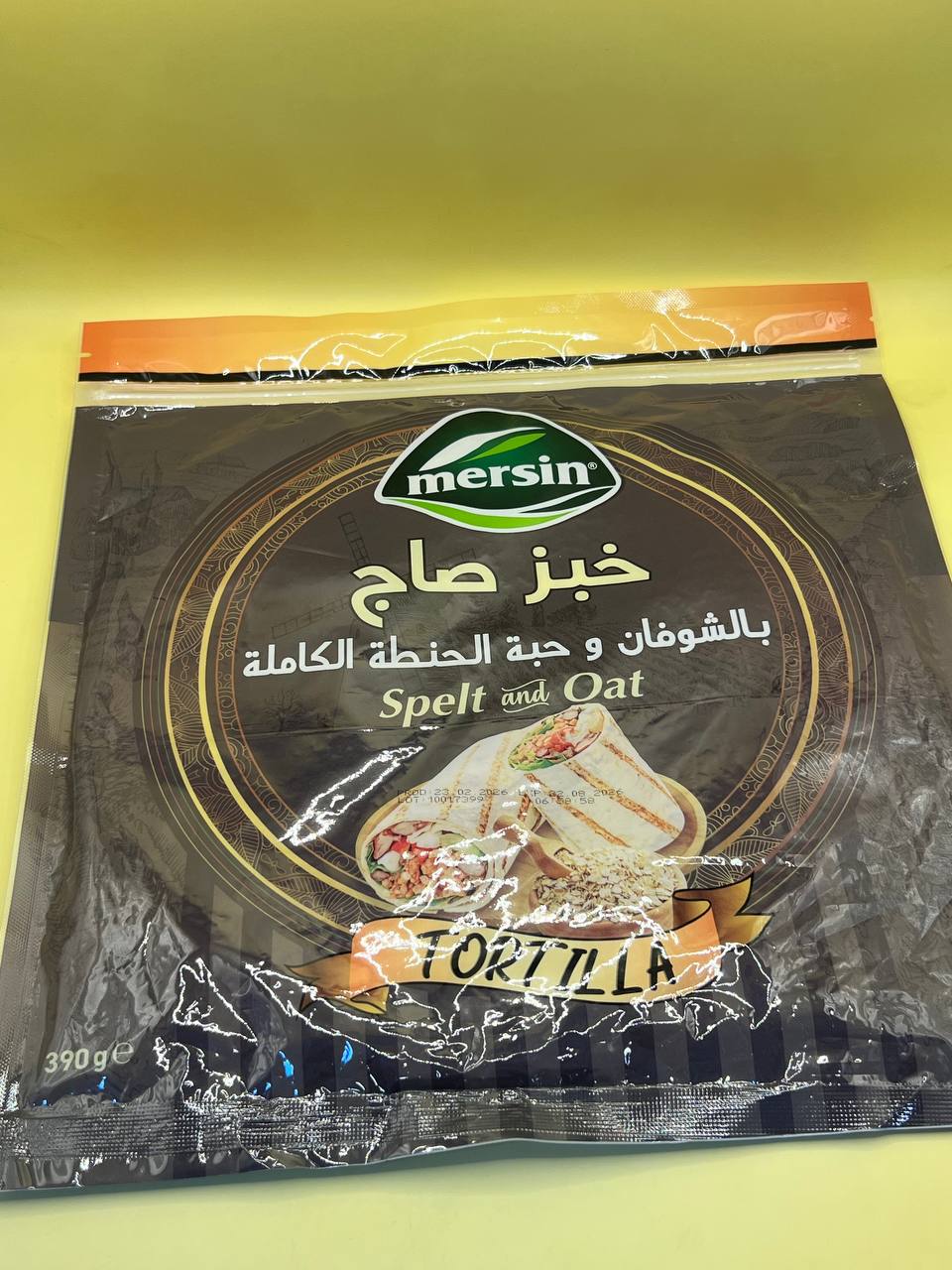 خبز صاج بالشوفان مرسين