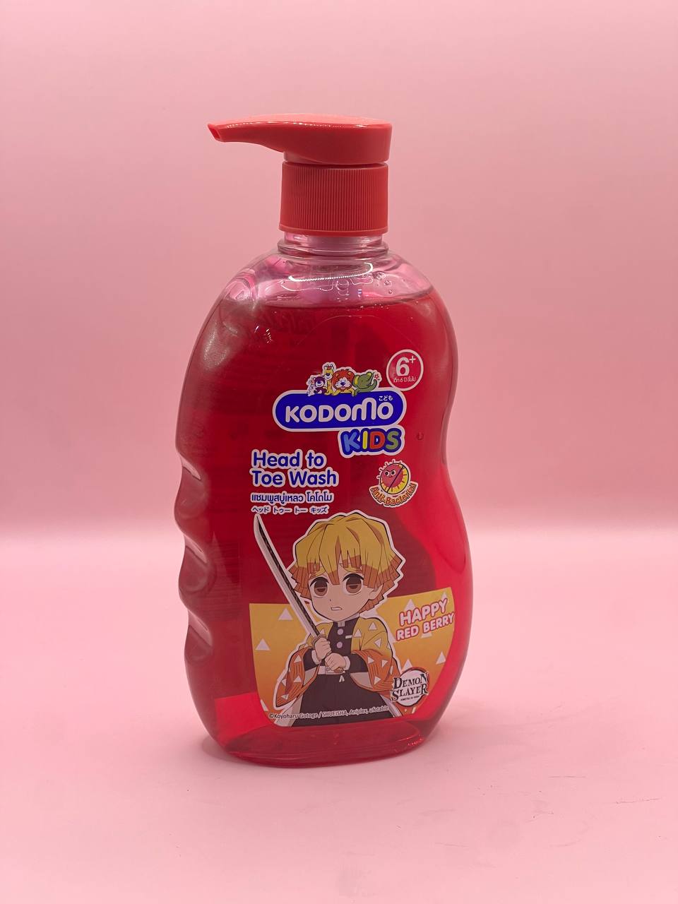 غسول Kodomo Kids Head to Toe Wash برائحة Happy Red Berry
