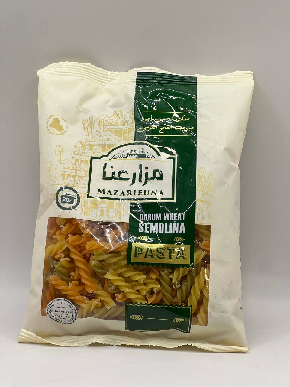 معكرونة مزارعنا حلزونية ملونة