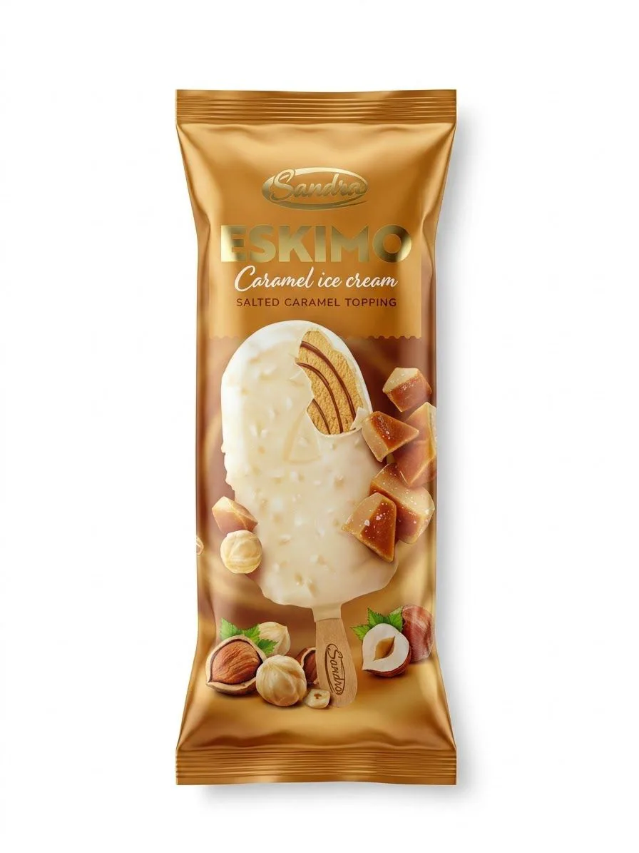 ايس كريم ساندرا اسكيمو بالبندق